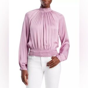 Bella Dahl Smocked Trim Top - Size Small